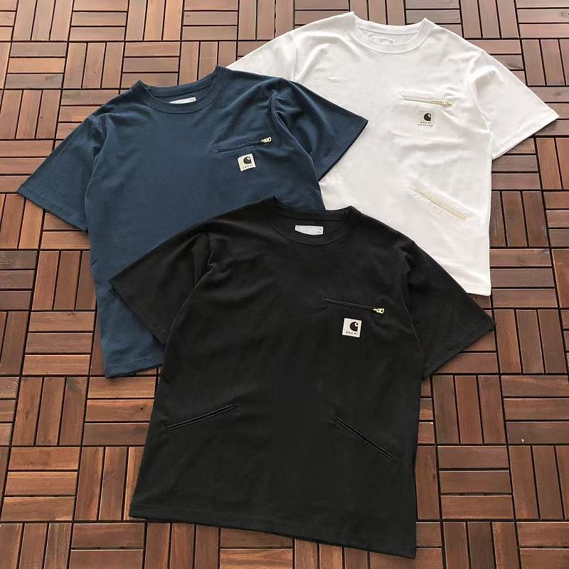 CARHARTT X SACAI T-SHIRT 66051504 (im 185CM 70KG iwear size 2 in the photo)