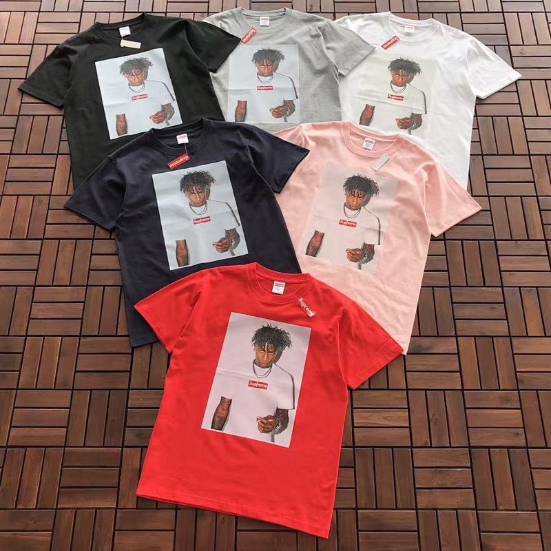 SUPREME T-SHIRT 55022565 (im 180CM 68KG iwear size M in the photo)
