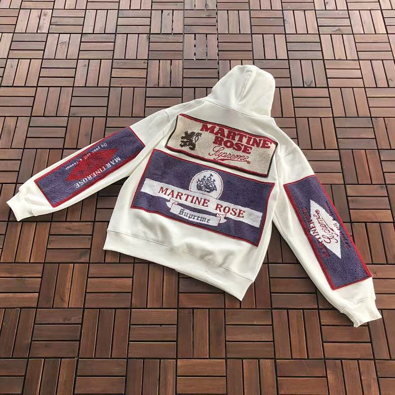MARTINE ROSE & SUPREME HOODIE FLEECE 22103004 (im 176CM 58KG iwear size M in the photo)