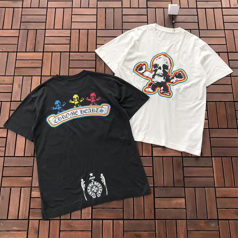 CHROME HEARTS T-SHIRT 55022519 (im 180CM 68KG iwear size S in the photo)