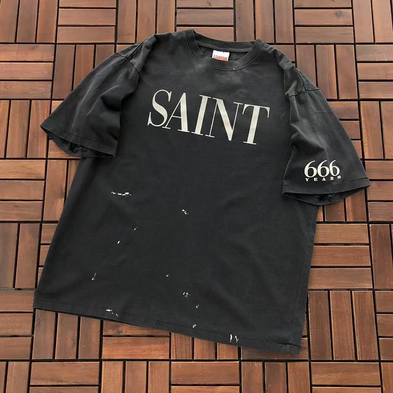 SAINT MICHAEL T-SHIRT 77042721 (im 185CM 70KG iwear size M in the photo)