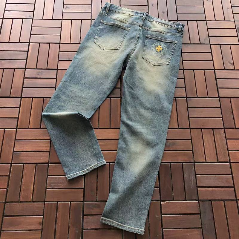 CHROME HEARTS JEANS 66070567 (im 185CM 70KG iwear size 34 in the photo)