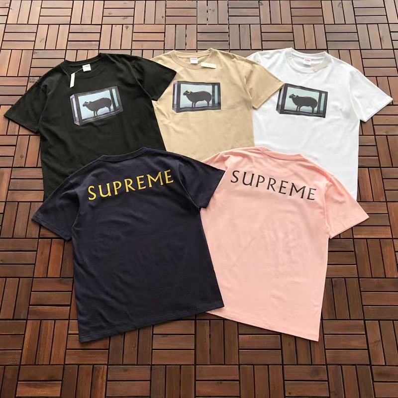 SUPREME T-SHIRT 55022668 (im 185CM 80KG iwear size M in the photo)