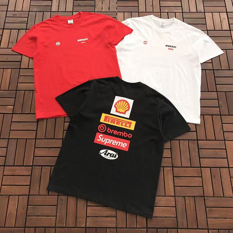 SUPREME & DUCATI T-SHIRT 77032408 (im 180CM 68KG iwear size M in the photo)