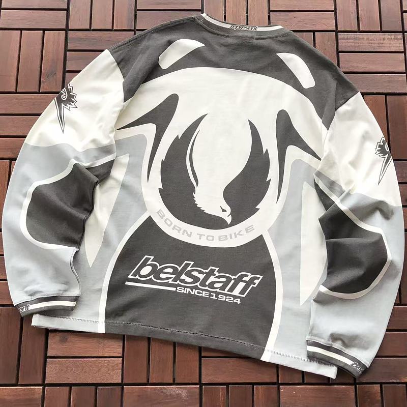 REPRESENT & BELSTAFF LONG-SLEEVE 77072047 (im 185CM 80KG iwear size M in the photo)