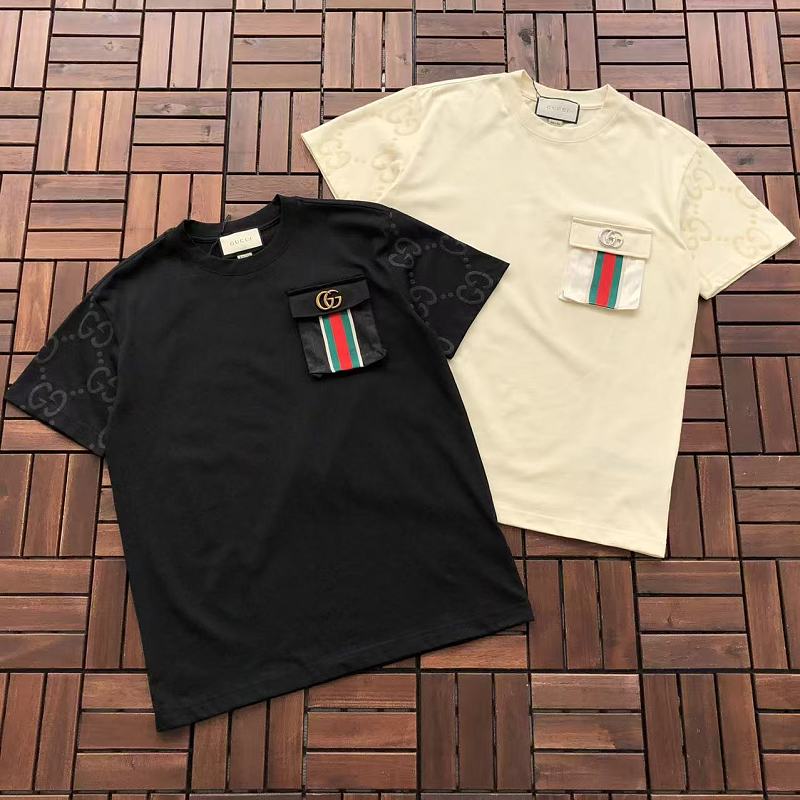 GUCCI T-SHIRT 55042204 (im 176CM 58KG iwear size S in the photo)