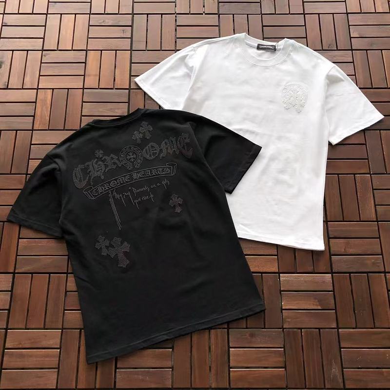 CHROME HEARTS T-SHIRT 55051867 (im 185CM 70KG iwear size S in the photo)