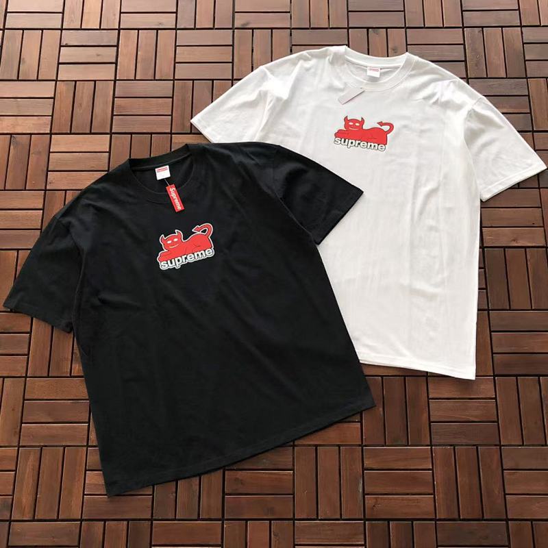 SUPREME & TOY MACHINE T-SHIRT 77030835 (im 176CM 58KG iwear size XL in the photo)