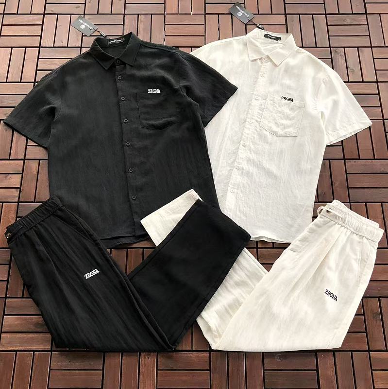 TOP PANTS ZEGNA T-SHIRT SHIRT TROUSERS 88062927