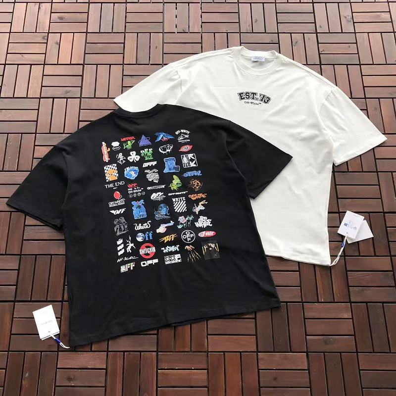 OFF-WHITE T-SHIRT 77051730 (im 185CM 80KG iwear size L in the photo)