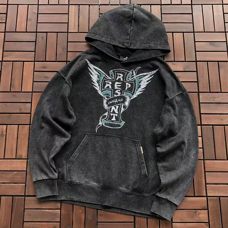 REPRESENT HOODIE 66081609 (im 185CM 80KG iwear size M in the photo)