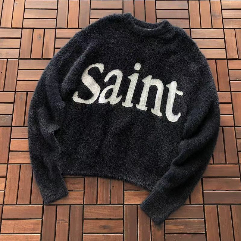 SAINT MICHAEL SWEATER 33121705 (im 180CM 68KG iwear size M in the photo)