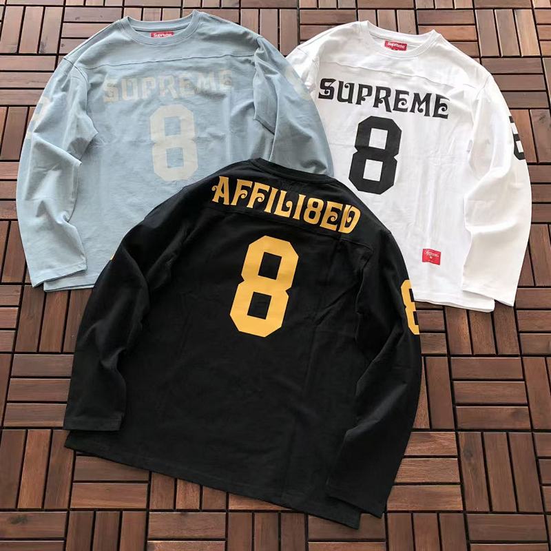 SUPREME LONG-SLEEVE 33112672 (im 180CM 68KG iwear size M in the photo)