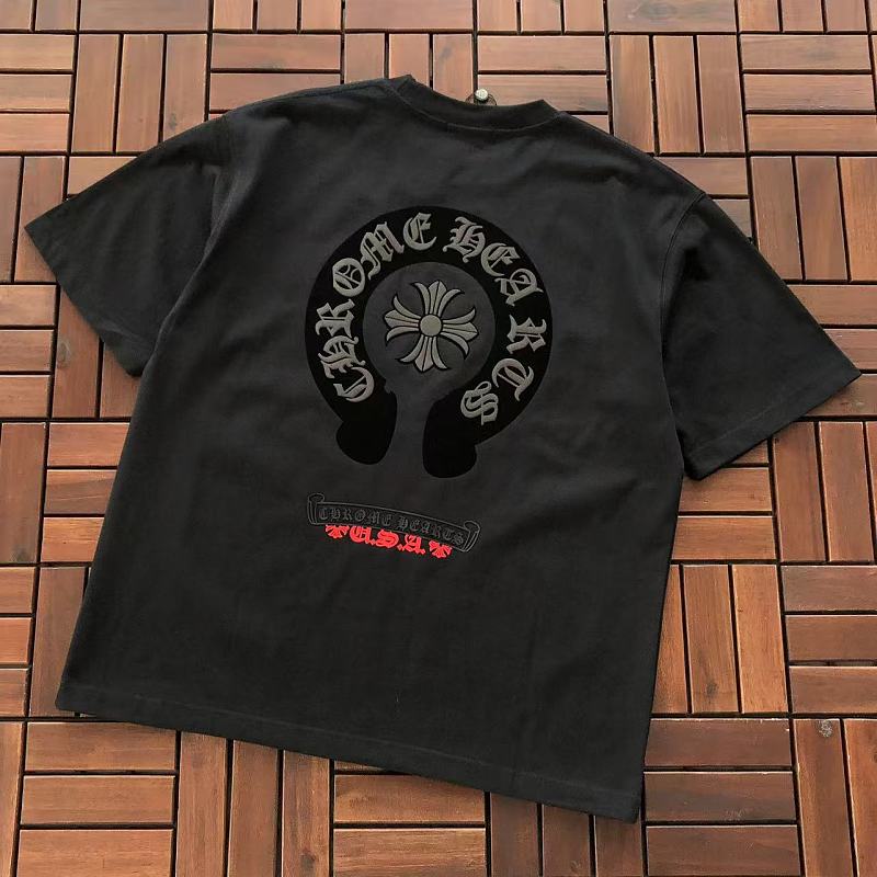 CHROME HEARTS T-SHIRT 55082120 (im 185CM 70KG iwear size S in the photo)
