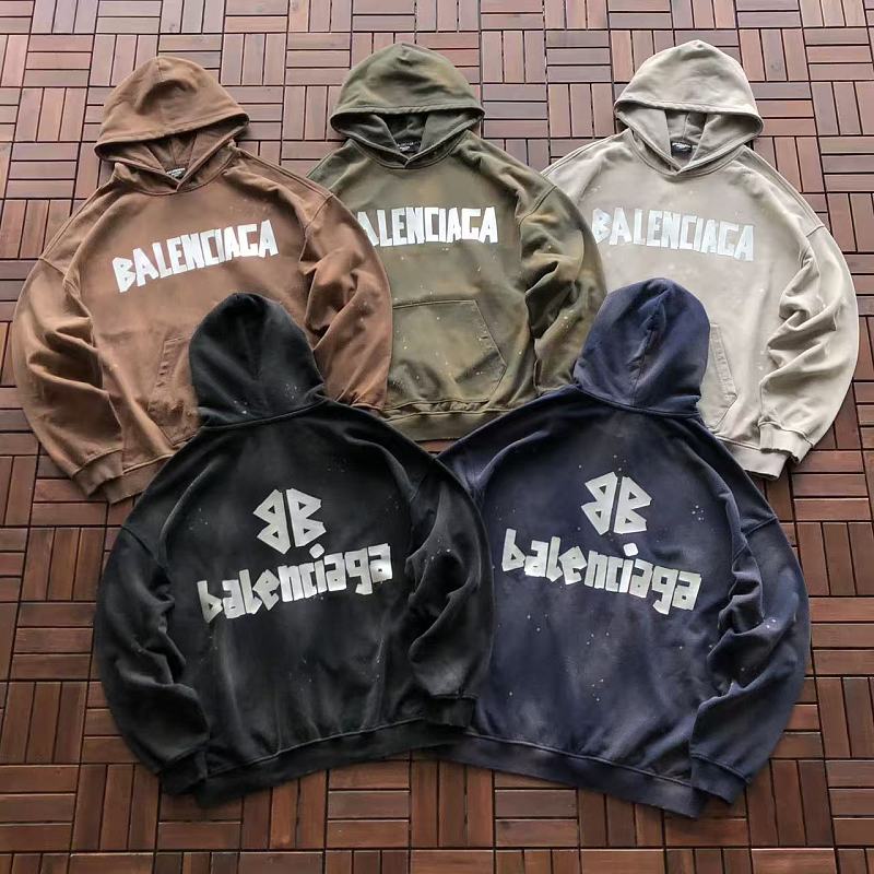 BALENCIAGA HOODIE 55082106 (im 185CM 70KG iwear size XL in the photo)