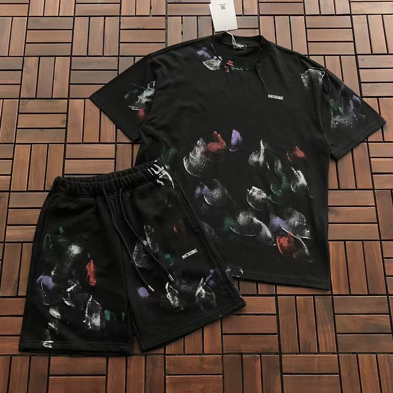 TOP PANTS WE11DONE T-SHIRT SHORTS 77061593 (im 185CM 70KG iwear size M in the photo)