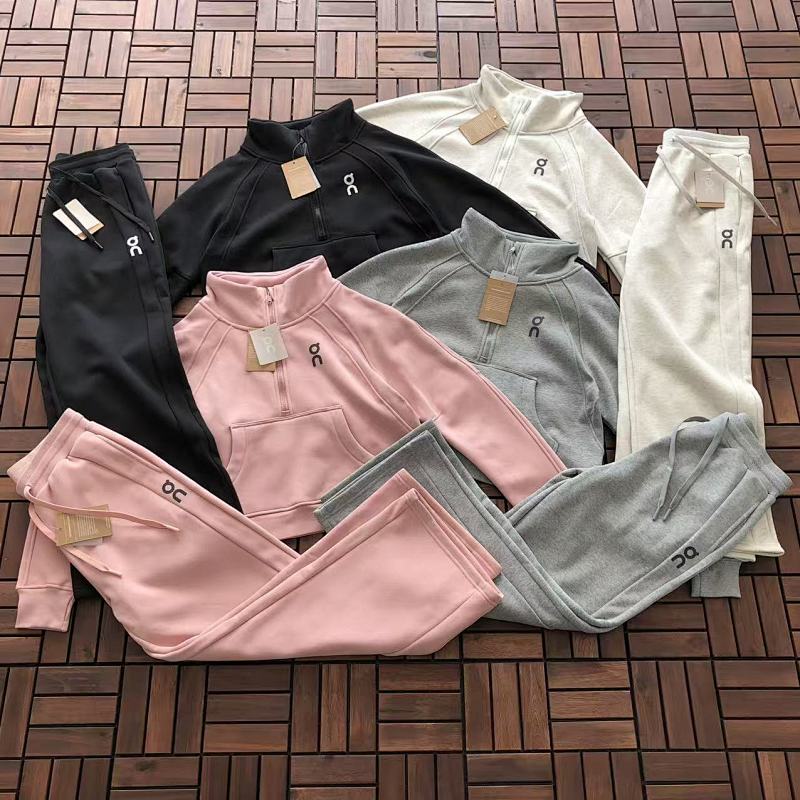 TOP PANTS ON RUNNING SWEATER TROUSERS FLEECE WOMAN 22121517