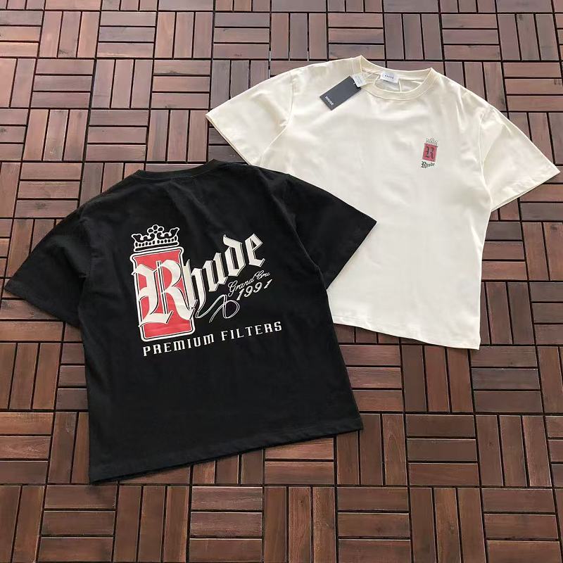 RHUDE T-SHIRT 77062205 (im 185CM 80KG iwear size M in the photo)
