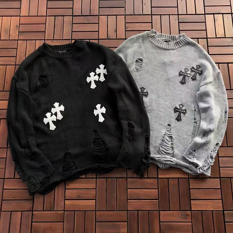 CHROME HEARTS SWEATER 22100841 (im 180CM 68KG iwear size L in the photo)