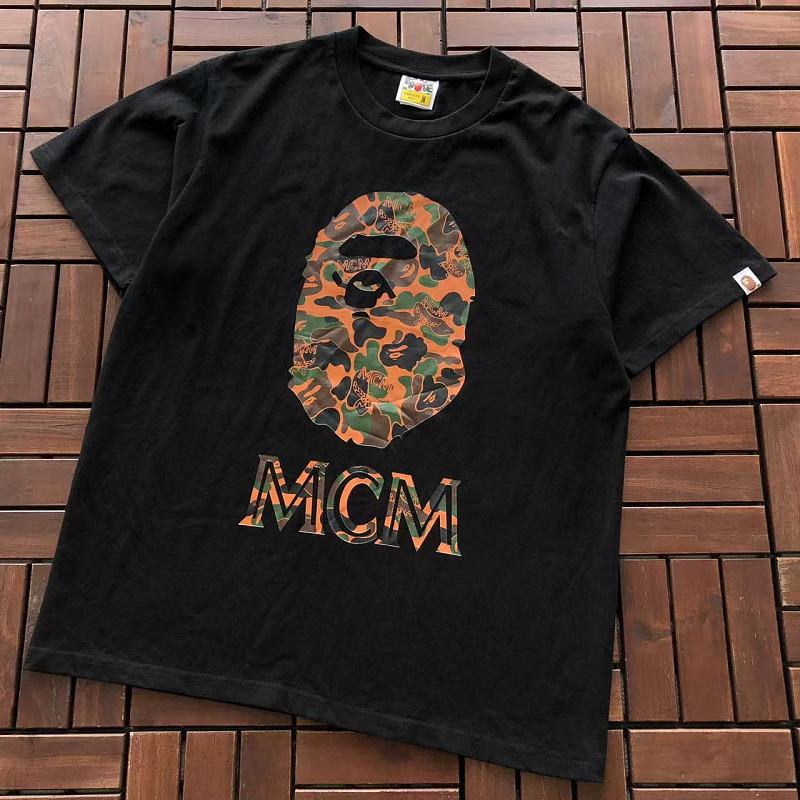 BAPE & MCM T-SHIRT 66072225 (im 185CM 70KG iwear size M in the photo)