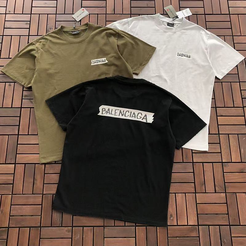 BALENCIAGA T-SHIRT 77042209 (im 185CM 80KG iwear size S in the photo)