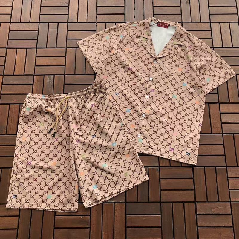 GUCCI T-SHIRT SHIRT SHORTS 77041345 (im 185CM 80KG iwear size L in the photo)