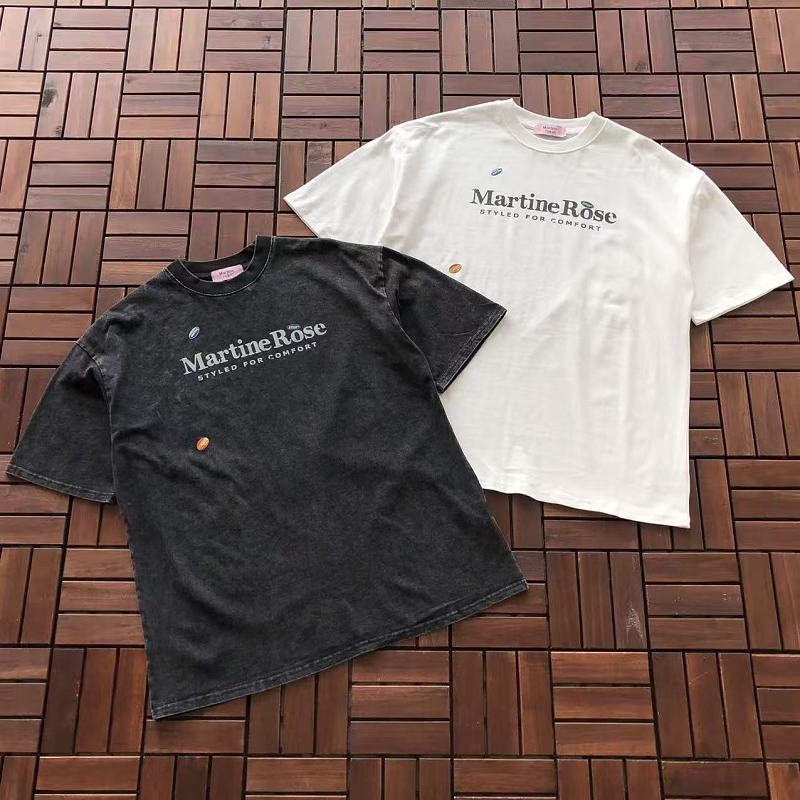 BLACK WHITE MARTINE ROSE T-SHIRT 77041922 (im 176CM 58KG iwear size M in the photo)