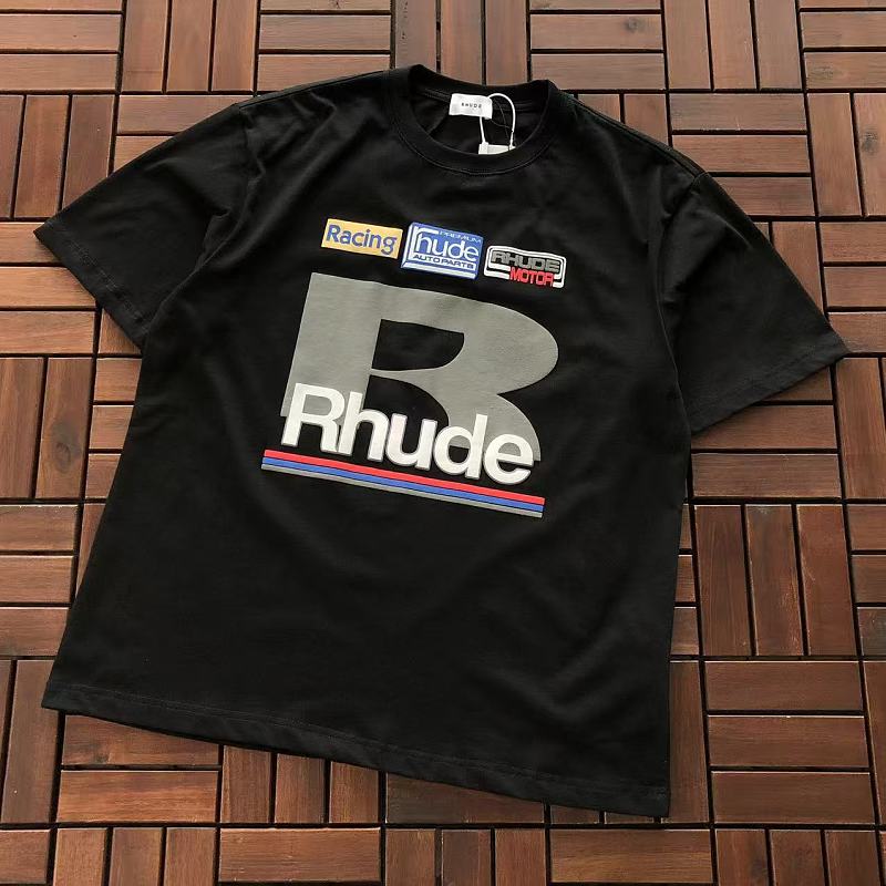 RHUDE T-SHIRT 77042909 (im 185CM 70KG iwear size M in the photo)