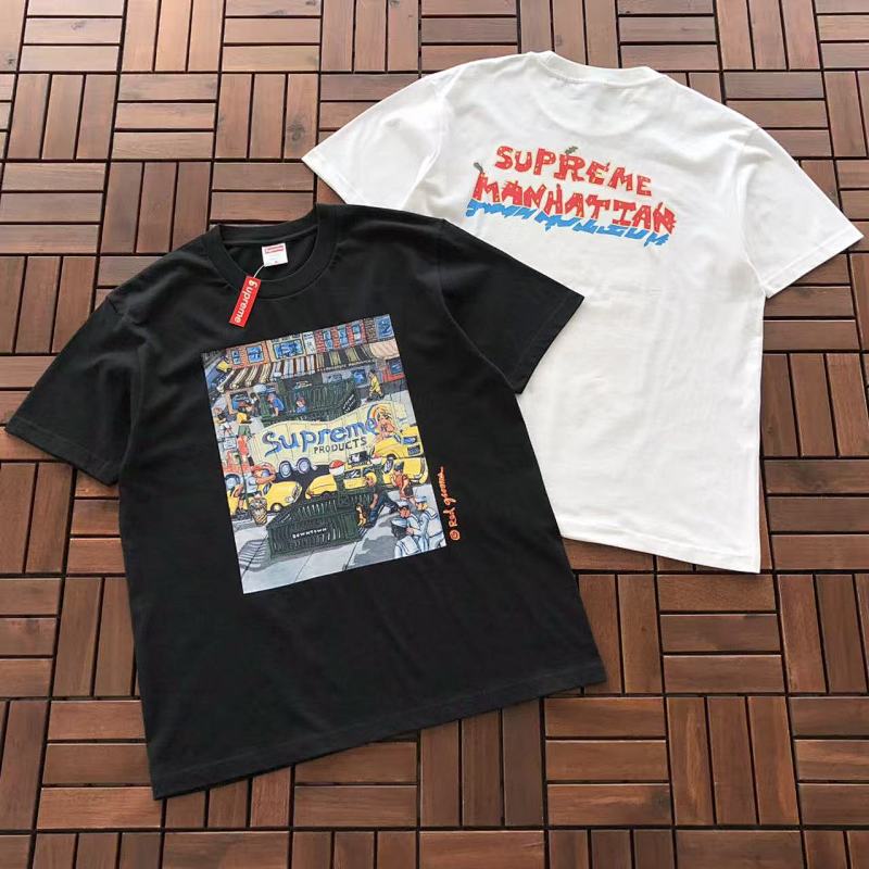SUPREME T-SHIRT 77032427 (im 180CM 68KG iwear size M in the photo)