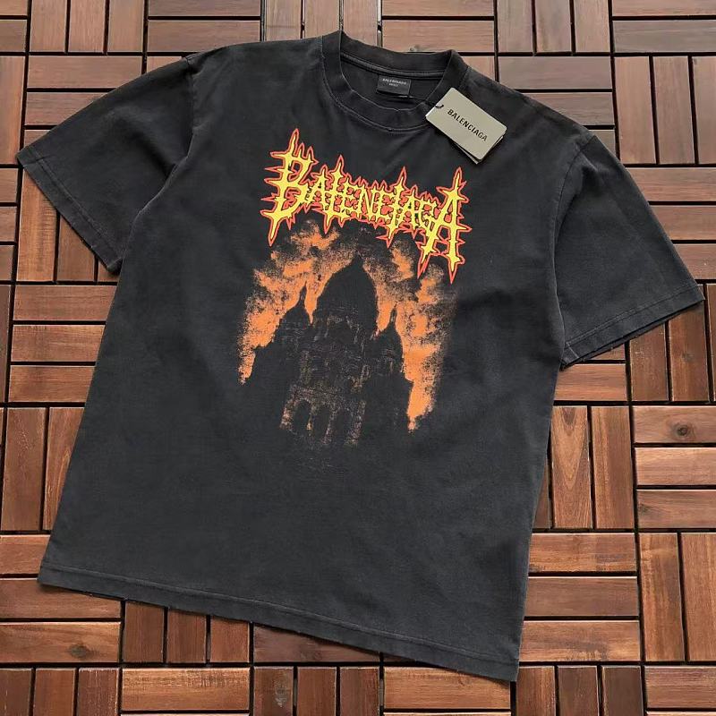 BALENCIAGA T-SHIRT 55060726 (im 185CM 80KG iwear size S in the photo)
