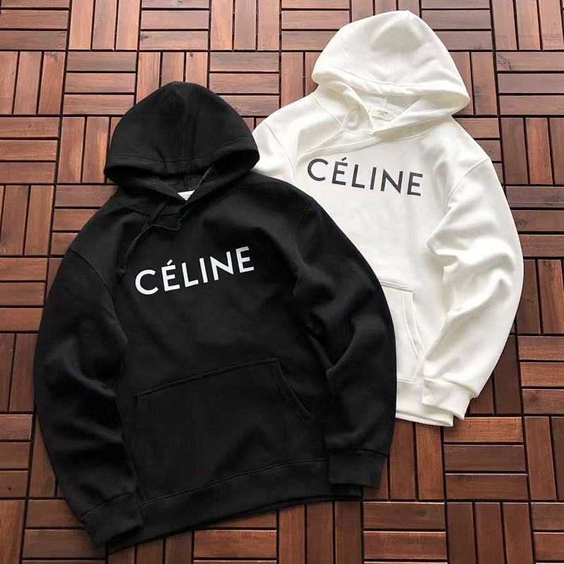 CELINE HOODIE FLEECE 22102270 (im 176CM 58KG iwear size XL in the photo)