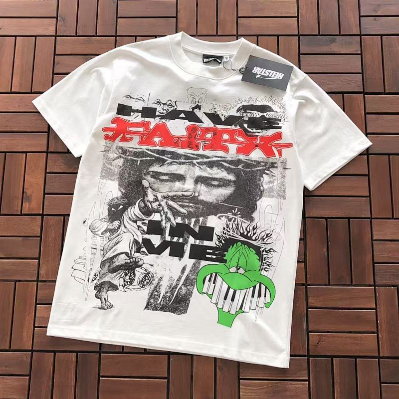 HELLSTAR T-SHIRT 55040805 (im 176CM 58KG iwear size M in the photo)