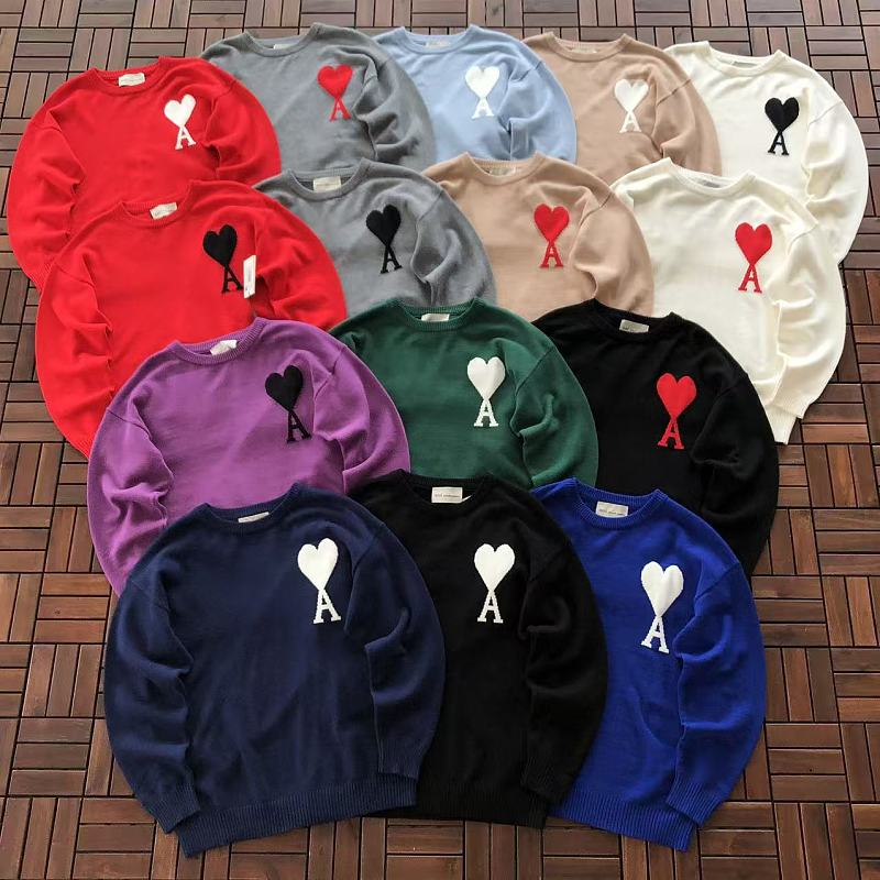 AMI SWEATER 77081107 (im 185CM 70KG iwear size M in the photo)
