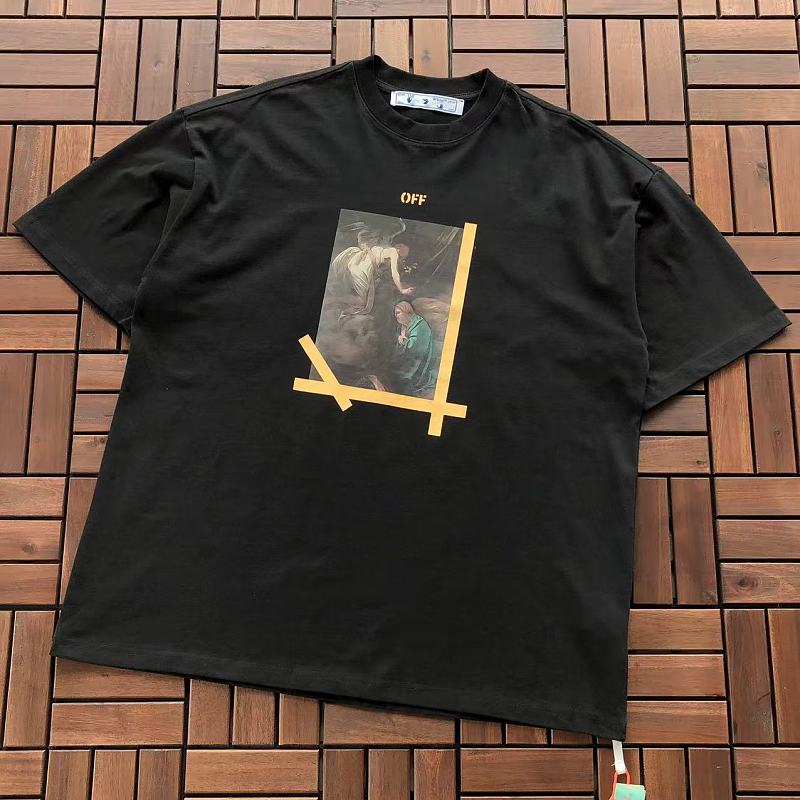 OFF-WHITE T-SHIRT 77051749 (im 185CM 80KG iwear size M in the photo)