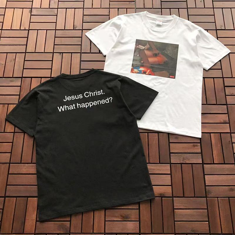 SUPREME T-SHIRT 55022844 (im 180CM 68KG iwear size M in the photo)