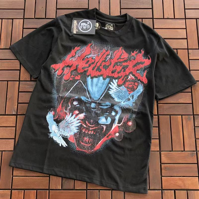 HELLSTAR T-SHIRT 33120456 (im 180CM 68KG iwear size XL in the photo)