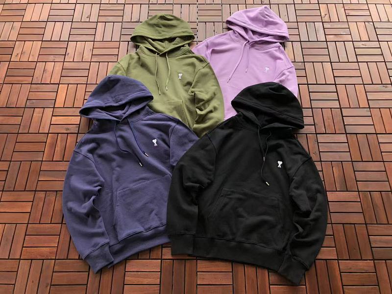 AMI HOODIE 22091660 (im 180CM 68KG iwear size M in the photo）