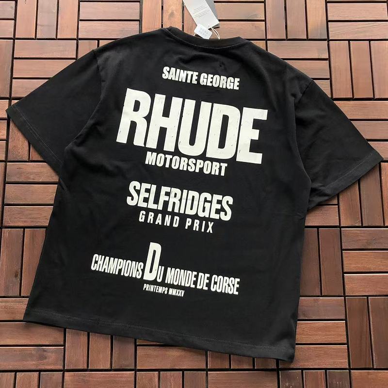 RHUDE T-SHIRT 77041777 (im 185CM 80KG iwear size M in the photo)