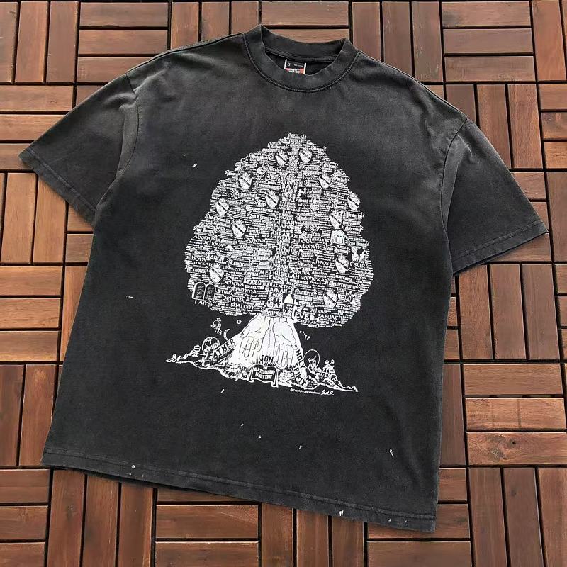 SAINT MICHAEL T-SHIRT 55072205 (im 185CM 70KG iwear size S in the photo)