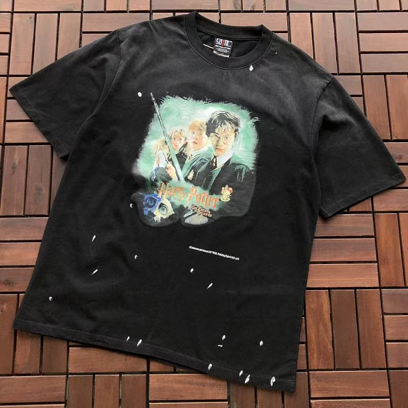 SAINT MICHAEL T-SHIRT 77042359 (im 176CM 58KG iwear size M in the photo)