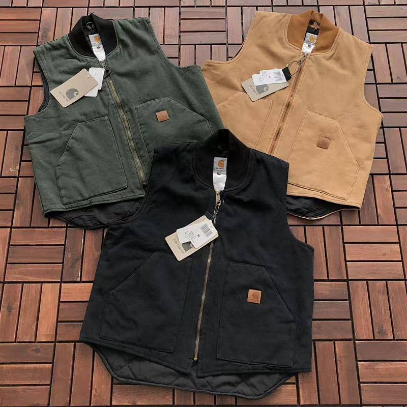 CARHARTT COTTON VEST 88010901 (im 176CM 58KG iwear size M in the photo)