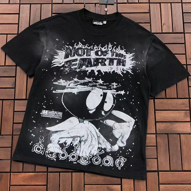 HELLSTAR T-SHIRT 55062171 (im 180CM 68KG iwear size S in the photo)