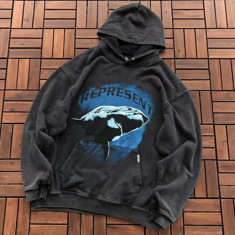 REPRESENT HOODIE 66041921 (im 176CM 58KG iwear size M in the photo)