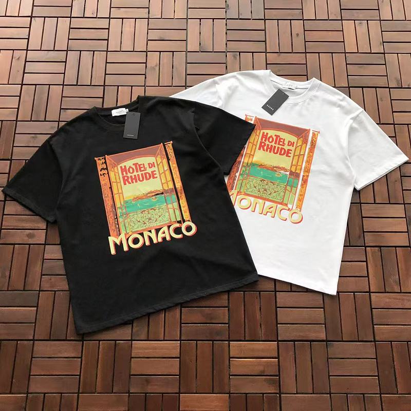 RHUDE T-SHIRT 55042843 (im 185CM 70KG iwear size L in the photo)