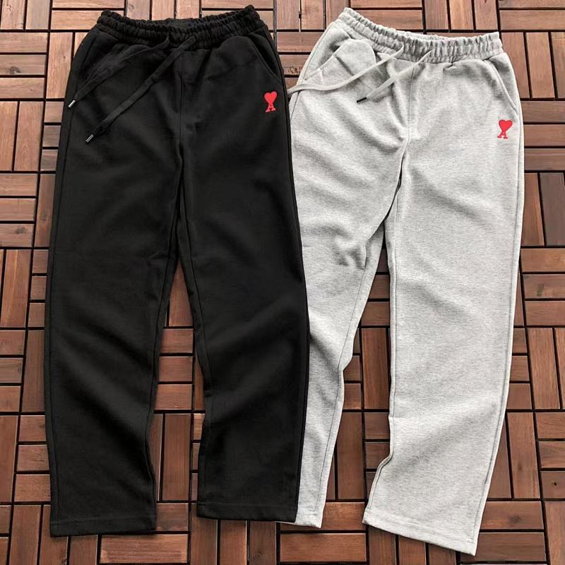 AMI TROUSERS 22102301 (im 180CM 68KG iwear size L in the photo)