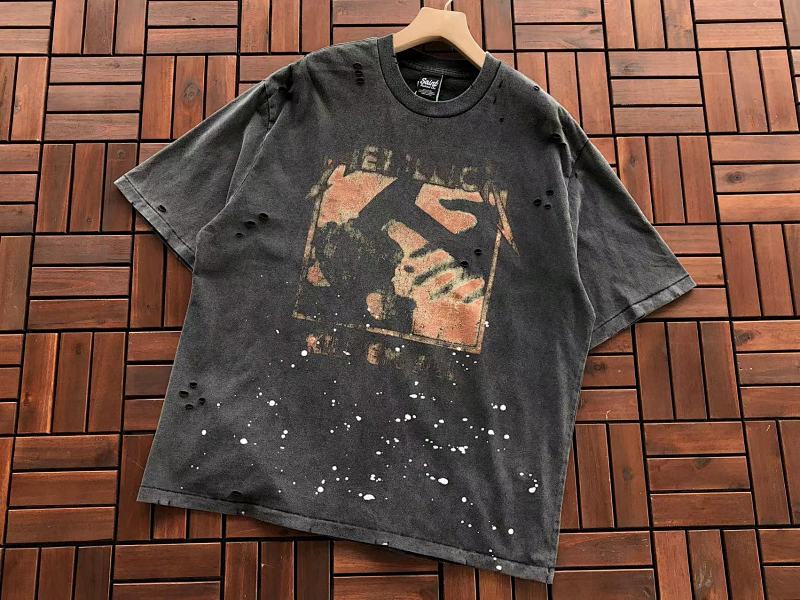 SAINT MICHAEL T-SHIRT 11102805 (im 185CM 73KG iwear size L in the photo)