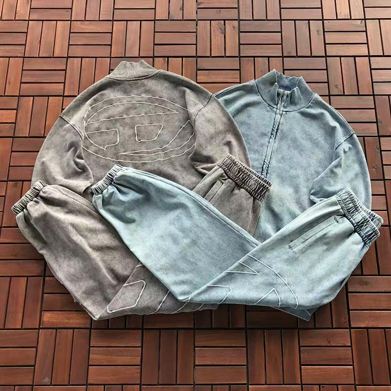 DIESEL SWEATER TROUSERS 11100740 (im 180CM 68KG iwear size M in the photo)