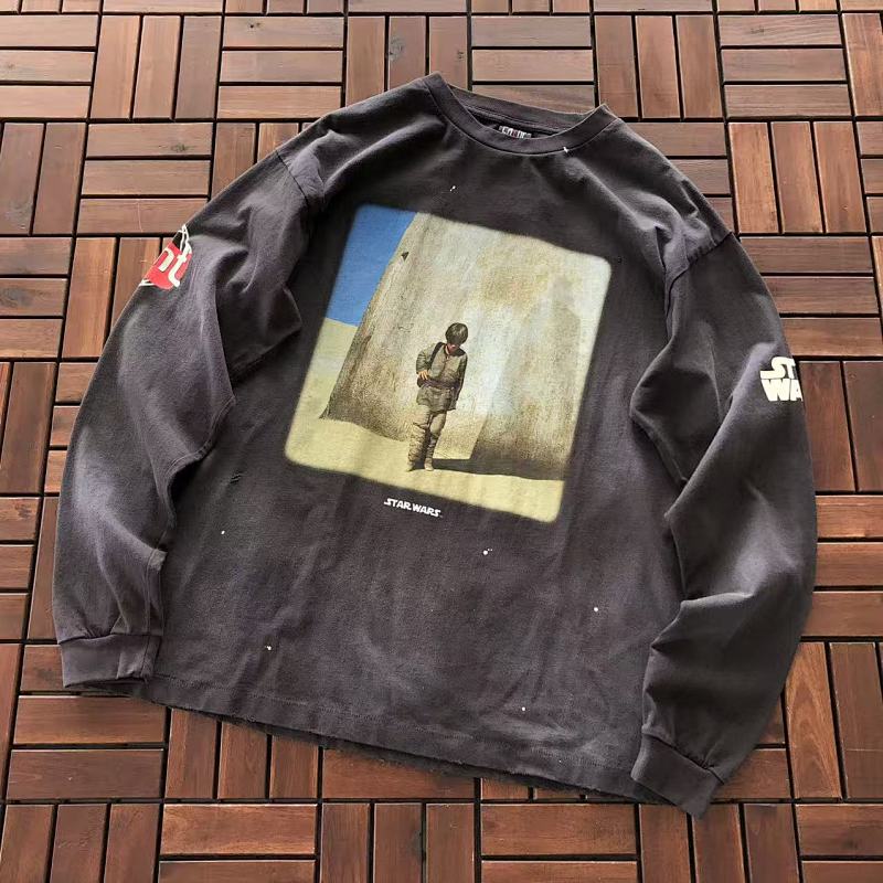 SAINT MICHAEL LONG-SLEEVE 44121144 (im 180CM 68KG iwear size M in the photo)