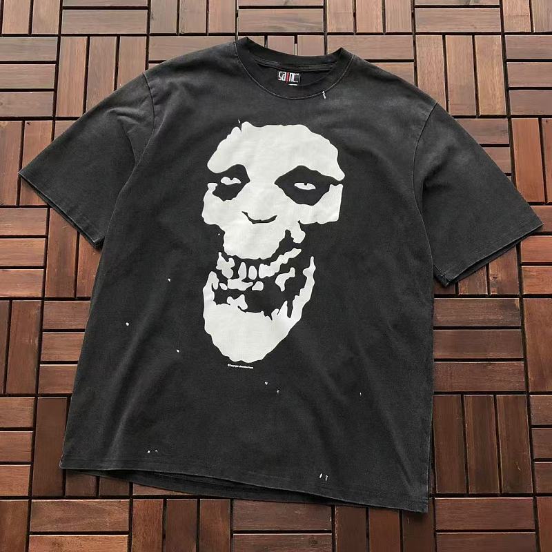 SAINT MICHAEL T-SHIRT 77042319 (im 176CM 58KG iwear size M in the photo)