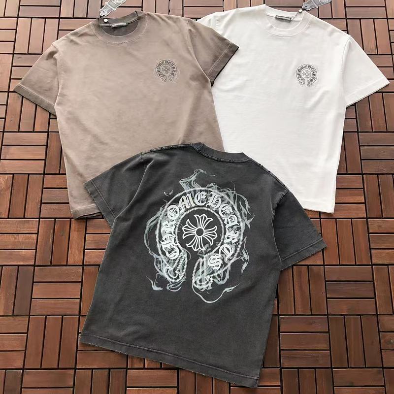 CHROME HEARTS T-SHIRT 55060903 (im 185CM 80KG iwear size M in the photo)